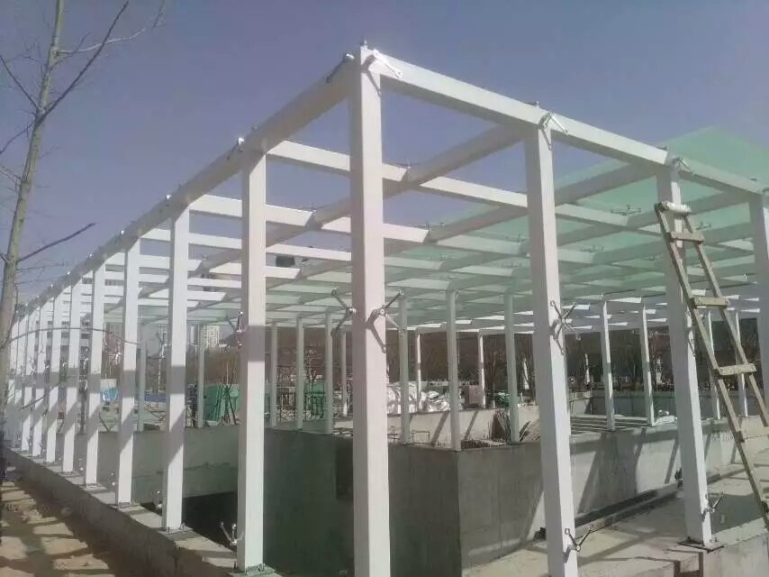 西安鋼結構雨棚夾膠玻璃 西安鋼結構雨棚夾膠玻璃